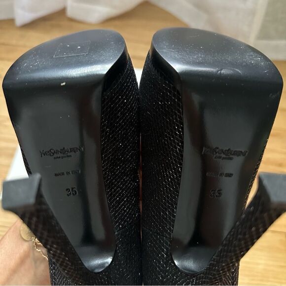 YSL Tribtoo Pumps in Nero/Argento - Picture 11 of 15